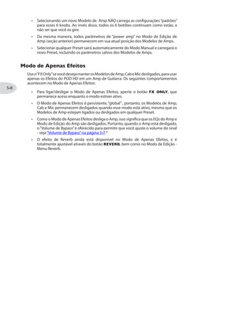 Os 8 Modelos de Mic para cada Amp são os seguintes:
1SHIPSW HI 1MG
2SQI HS 1MG Baseado em...*
57 On Xs Shure® SM57 On Axis
57 Off Xs Shure® SM57 Off Axis
Sennheiser®
Sennheiser®
Royer®
67 Cond Neumann® U 67 Condenser
87 Cond Neumann® U 87 Condenser
)6  