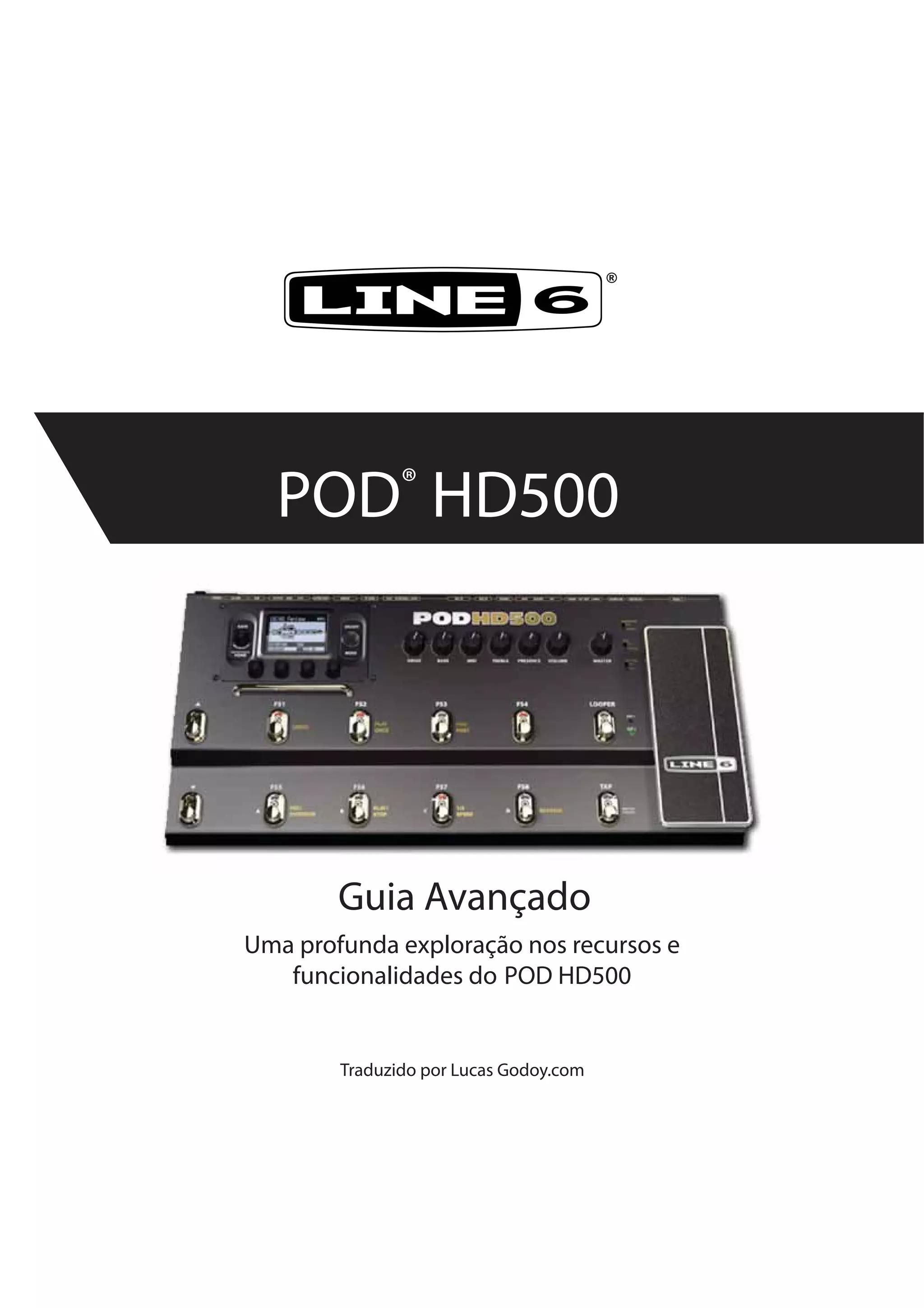 Guia avançado Line 6 POD HD 500 (PORTUGUÊS) | PDF