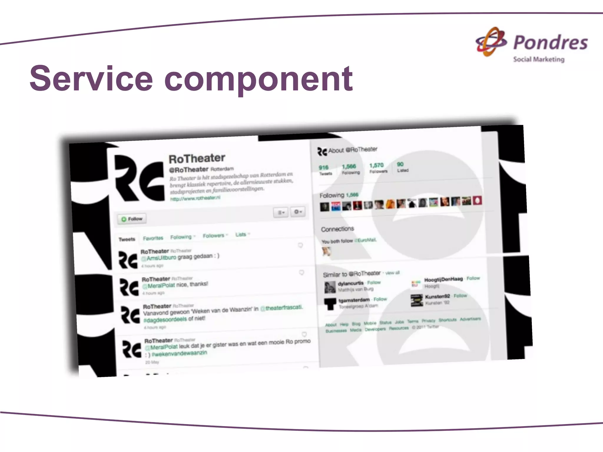 Service component
 