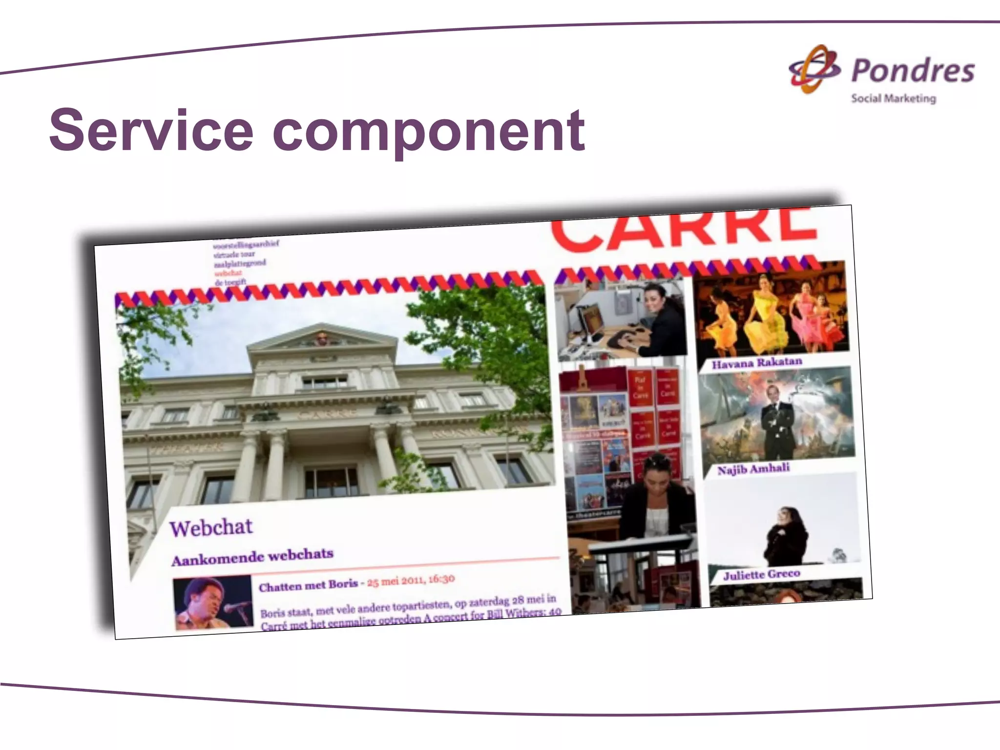 Service component
 