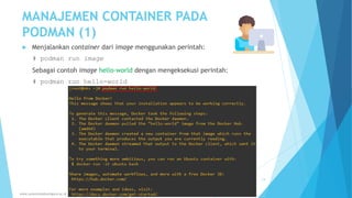 Podman - The Next Generation of Linux Container Tools | PDF
