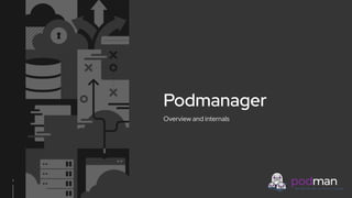 V0000000
Overview and internals
1
Podmanager
 