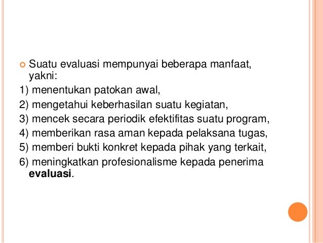 Contoh Evaluasi Pendidikan Orang Dewasa - Simak Gambar Berikut