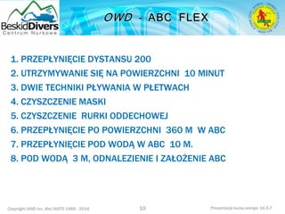 Podstawowy kurs nurkowy owd prezentacja beskiddivers