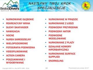 Podstawowy kurs nurkowy owd prezentacja beskiddivers
