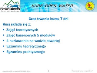 Podstawowy kurs nurkowy owd prezentacja beskiddivers