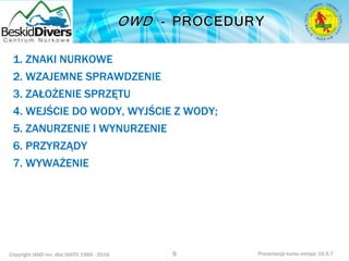 Podstawowy kurs nurkowy owd prezentacja beskiddivers