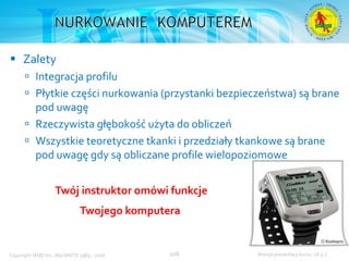 Podstawowy kurs nurkowy OWD – prezentacja IANTD