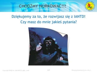 Podstawowy kurs nurkowy OWD – prezentacja IANTD