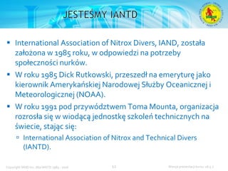 Podstawowy kurs nurkowy OWD – prezentacja IANTD
