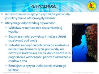 Podstawowy kurs nurkowy OWD – prezentacja IANTD