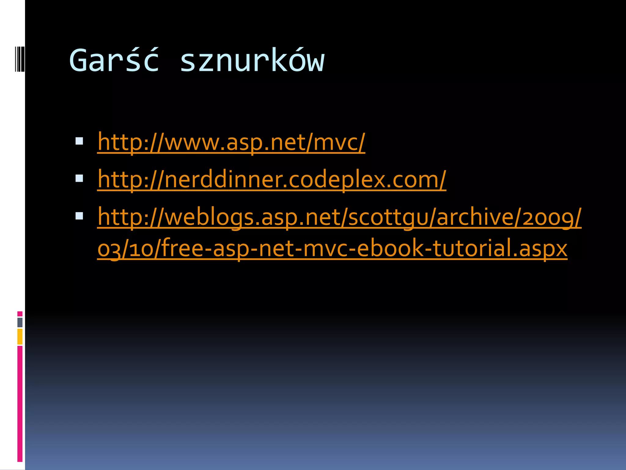 Podstawy Asp.Net Mvc 1.0 W 3600 Sekund