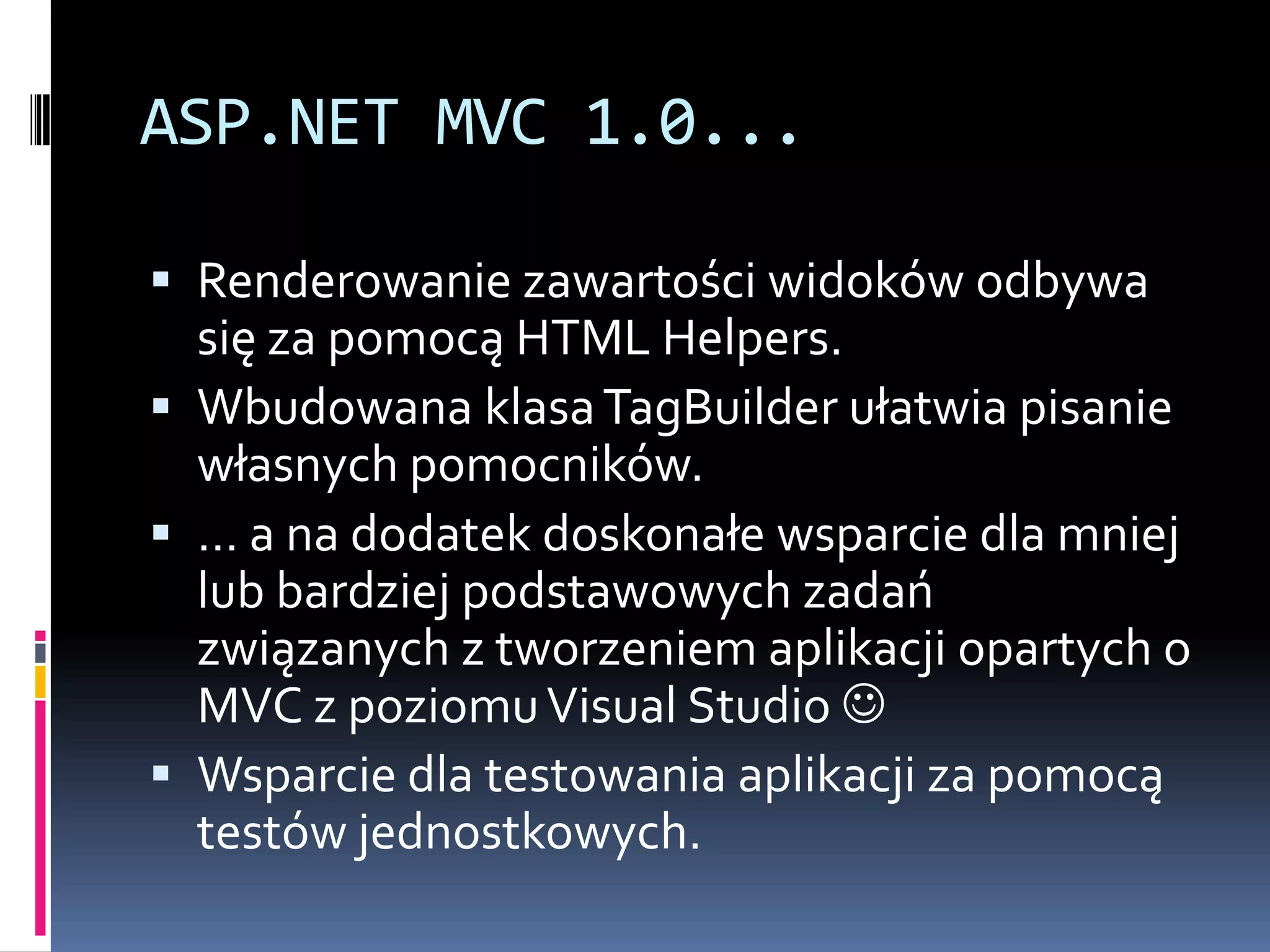 Podstawy Asp.Net Mvc 1.0 W 3600 Sekund
