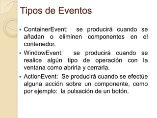 El escribir en una caja de texto, 