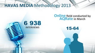INTERVIEWS	
  
	
  
Online	
  ﬁeld	
  conducted	
  by	
  	
  
AQRate	
  in	
  March	
  
	
  
 
