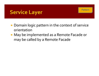 Patterns of Enterprise Application Architecture (by example)