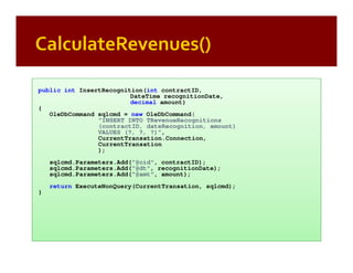 Patterns of Enterprise Application Architecture (by example)