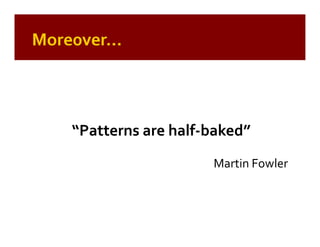 Patterns of Enterprise Application Architecture (by example)