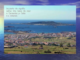 Do porto  de  Aguiño sa í ron  tres  lobos  de  mar:  o  Cervantes ,o  Celta  e o  Altamar. 