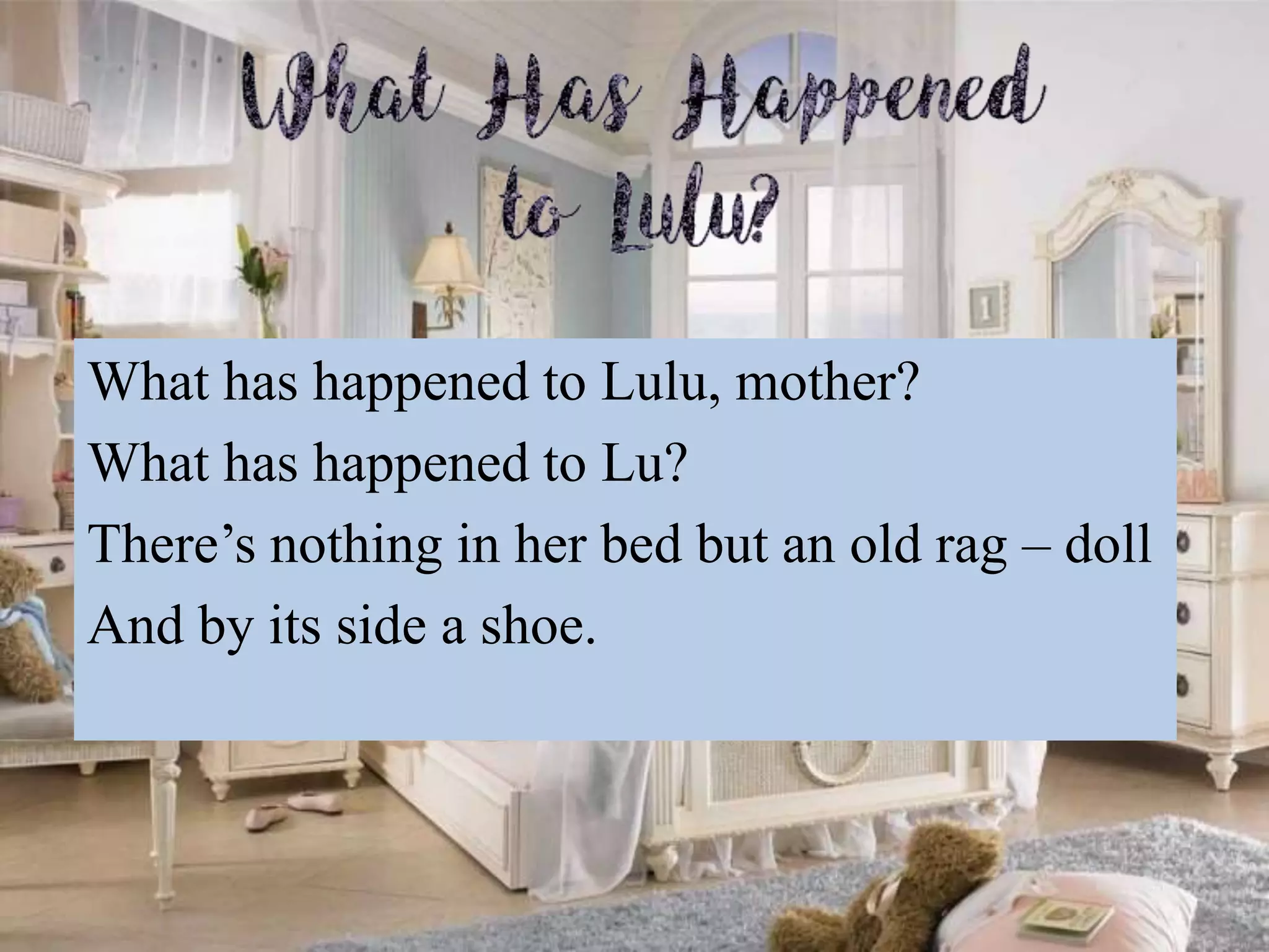 what has happened to lulu | PPTX