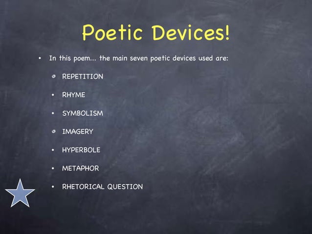 Poem Analyzing Ppt