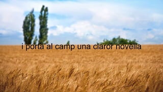 i porta al camp una claror novella
 