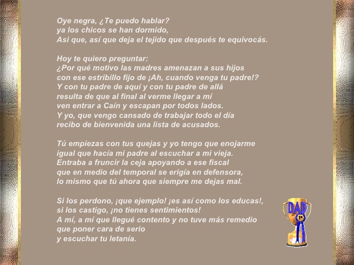 Poema Al Padre poema al padre
