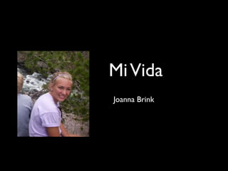 Mi Vida
Joanna Brink
 