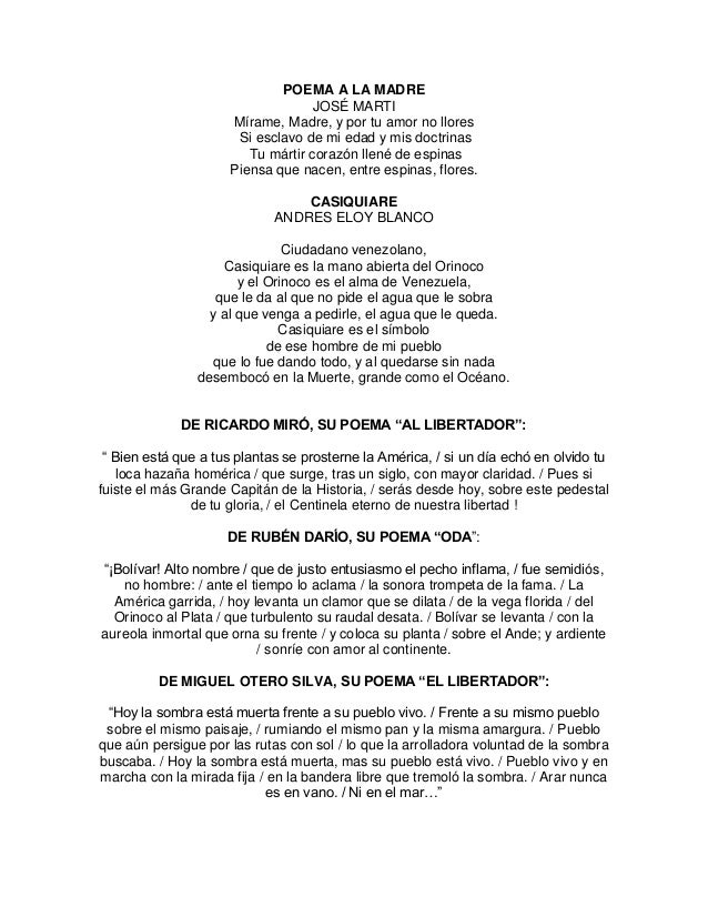 Poema a la madre
