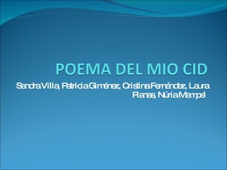 Sandra Villa, Patricia Giménez, Cristina Fernández, Laura Planas, Núria Mampel  