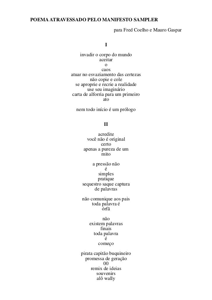 Poema de mil faces