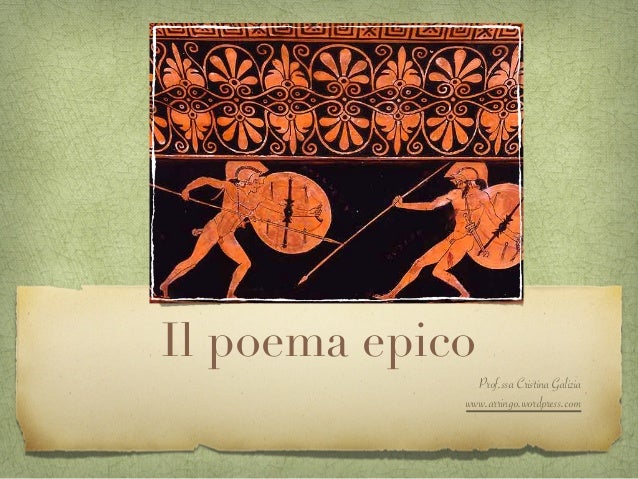 Il poema epico caratteristiche
