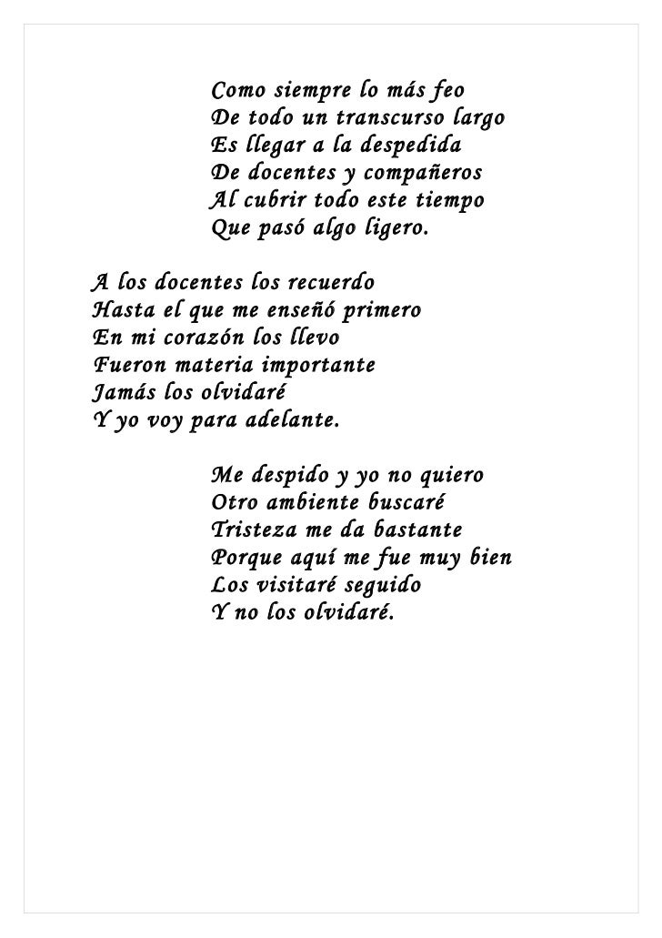 Carta de despedida los alumnos deto grado carta de 