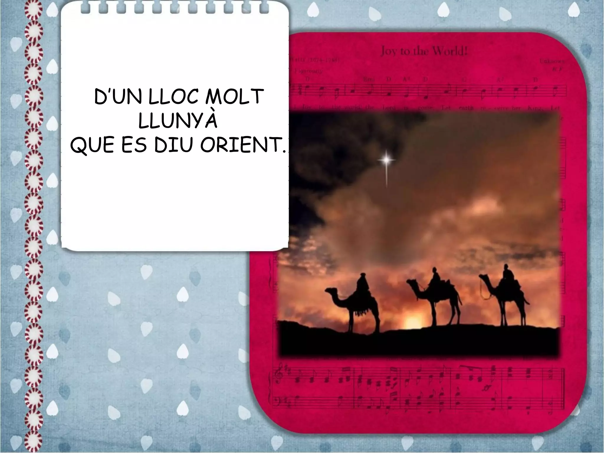 Poema la calvalcada de reis PPT