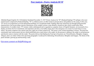 Poem Analysis Of Tone | PPT