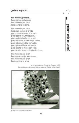 BRÍOS   RANCHO MACANAO   NUEVA ESPARTA




                                         y otras urgencias

                                    me llevaron hasta ti
                                                para decir
                            lo que con palabras no podía
                                            ...tuve miedo
 