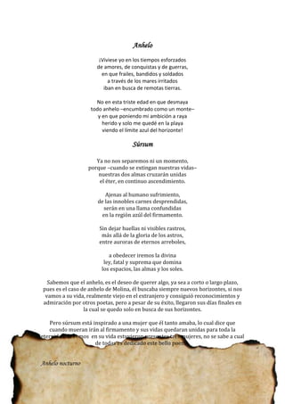Poemas de juan ramon molina