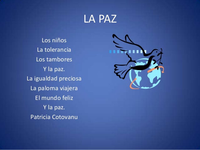 poesias cortas de la paz poemas para la paz poesias cortas de la paz poemas para la paz