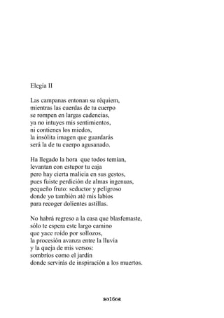 Poemas para un funeral 