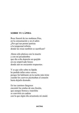 Poemas para un funeral 