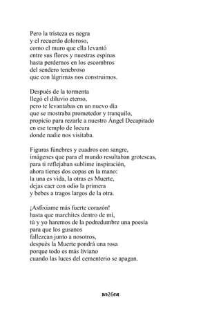 Poemas para un funeral 