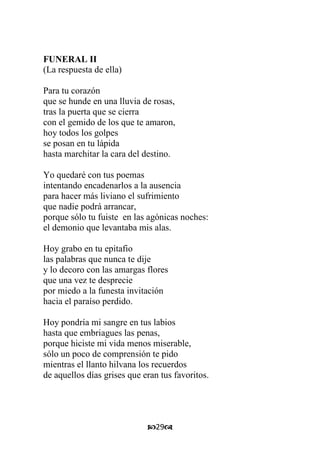 Poemas para un funeral 