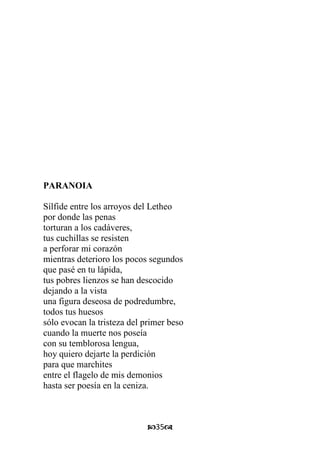 Poemas para un funeral 
