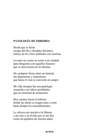 Poemas para un funeral 