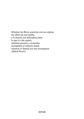 Poemas para un funeral 