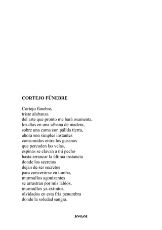 Poemas para un funeral 