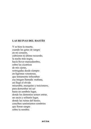 Poemas para un funeral 