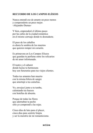 Poemas para un funeral 