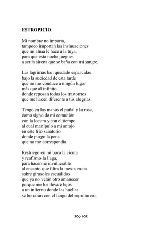 Poemas para un funeral 