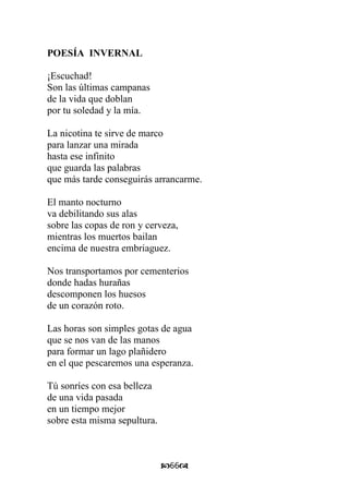 Poemas para un funeral 